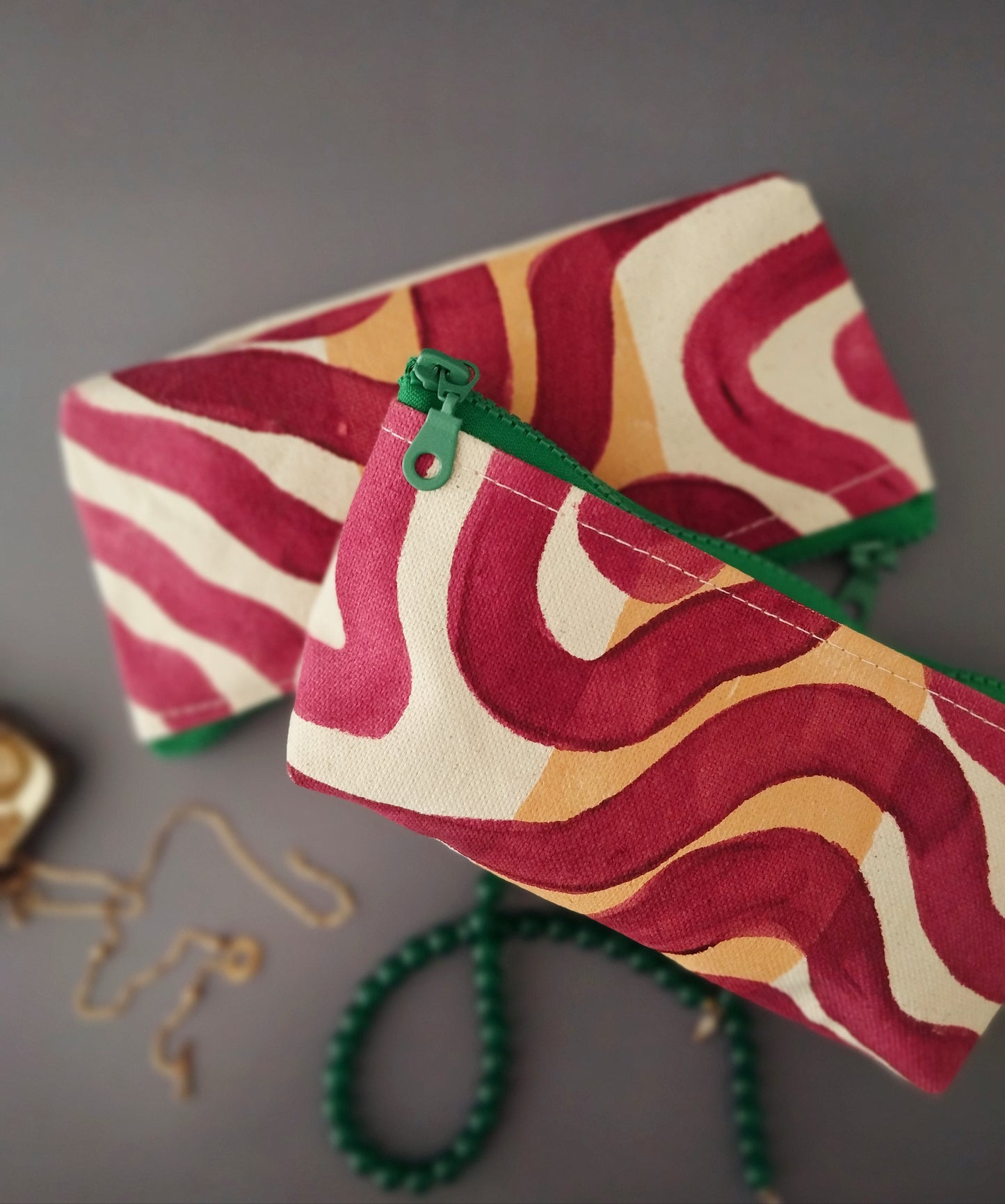 Elegant Brushtrokes Bag Organizer