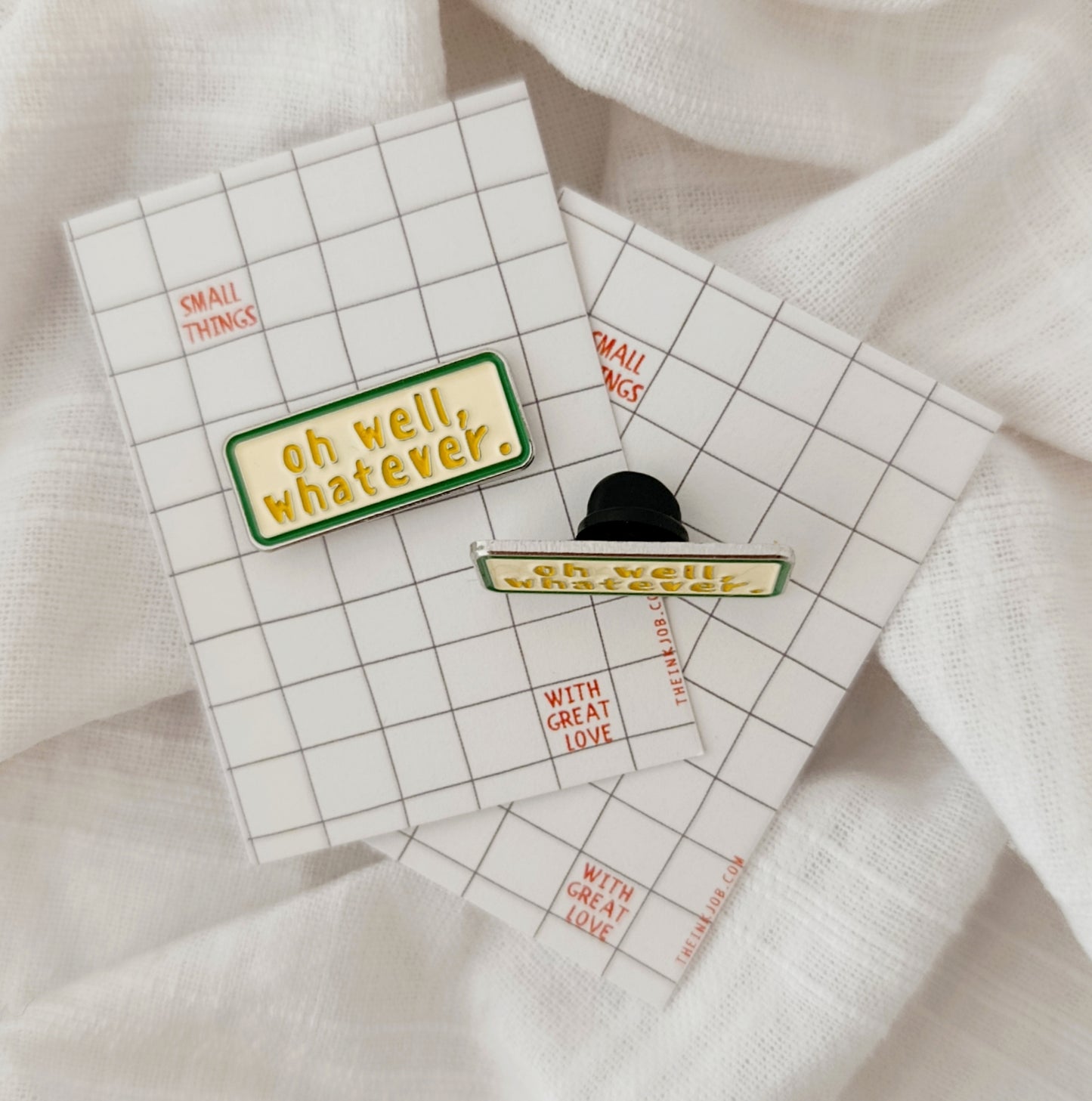 Whatever Enamel Pin - Funky Sarcastic Lapel Pin