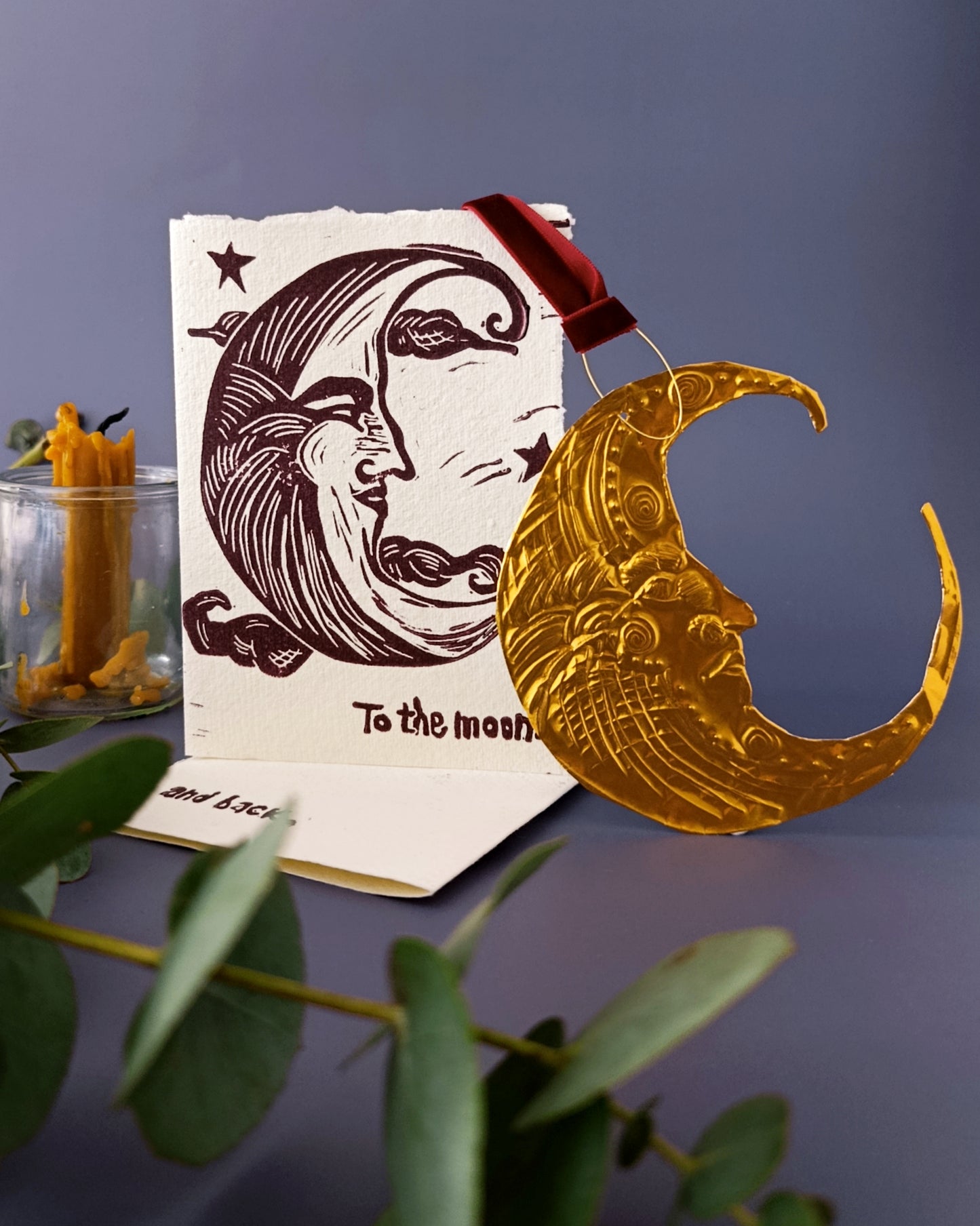 To the Moon and Back Valentine's Day Card