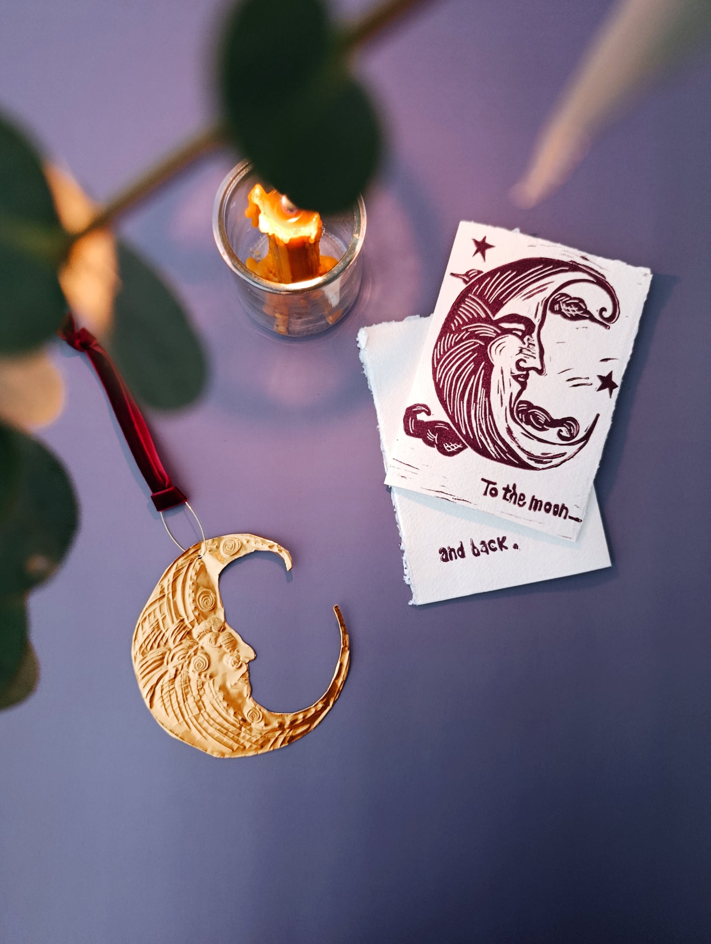 To the Moon and Back Valentine's Day Card