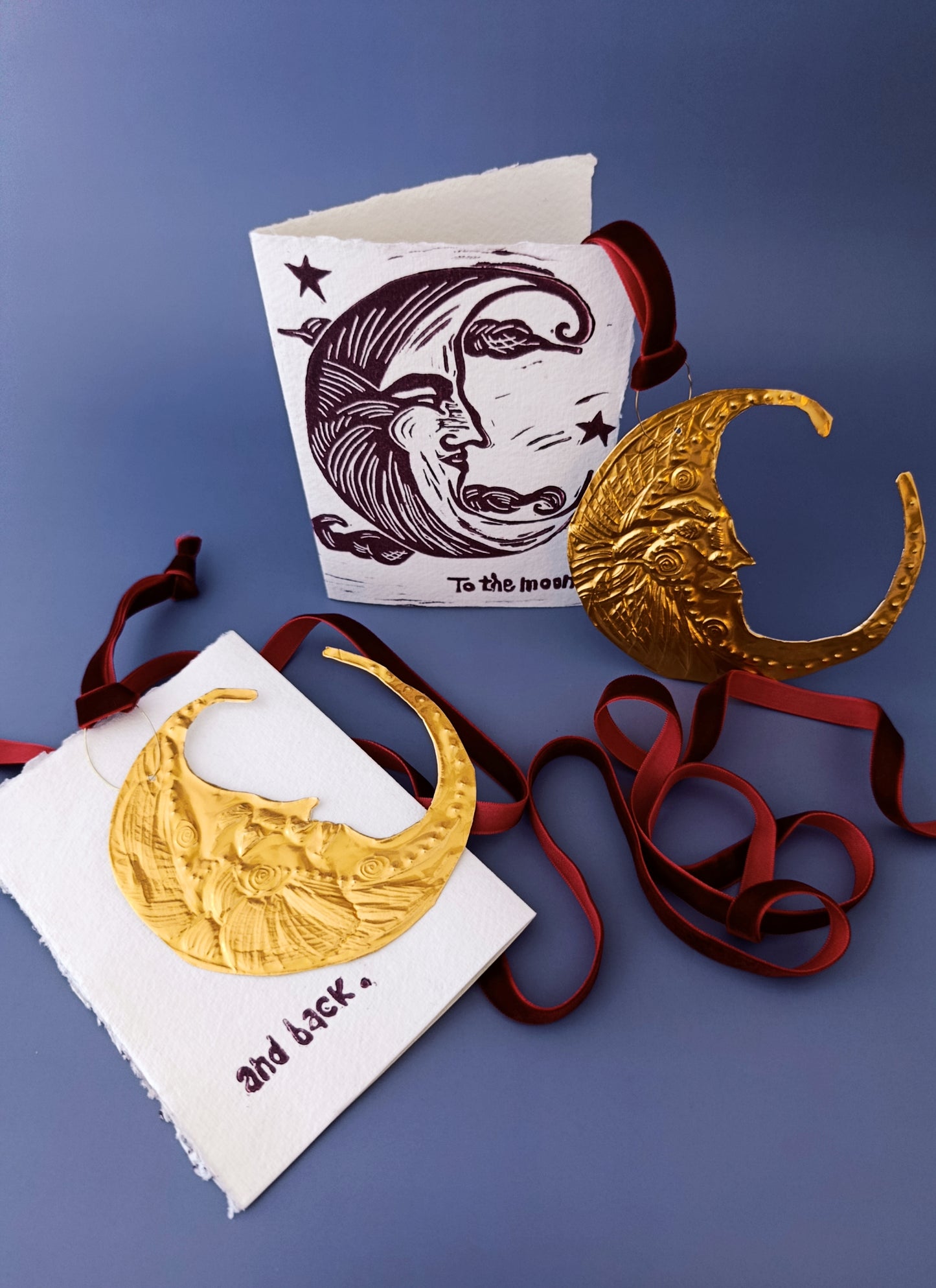 To the Moon and Back Valentine's Day Card