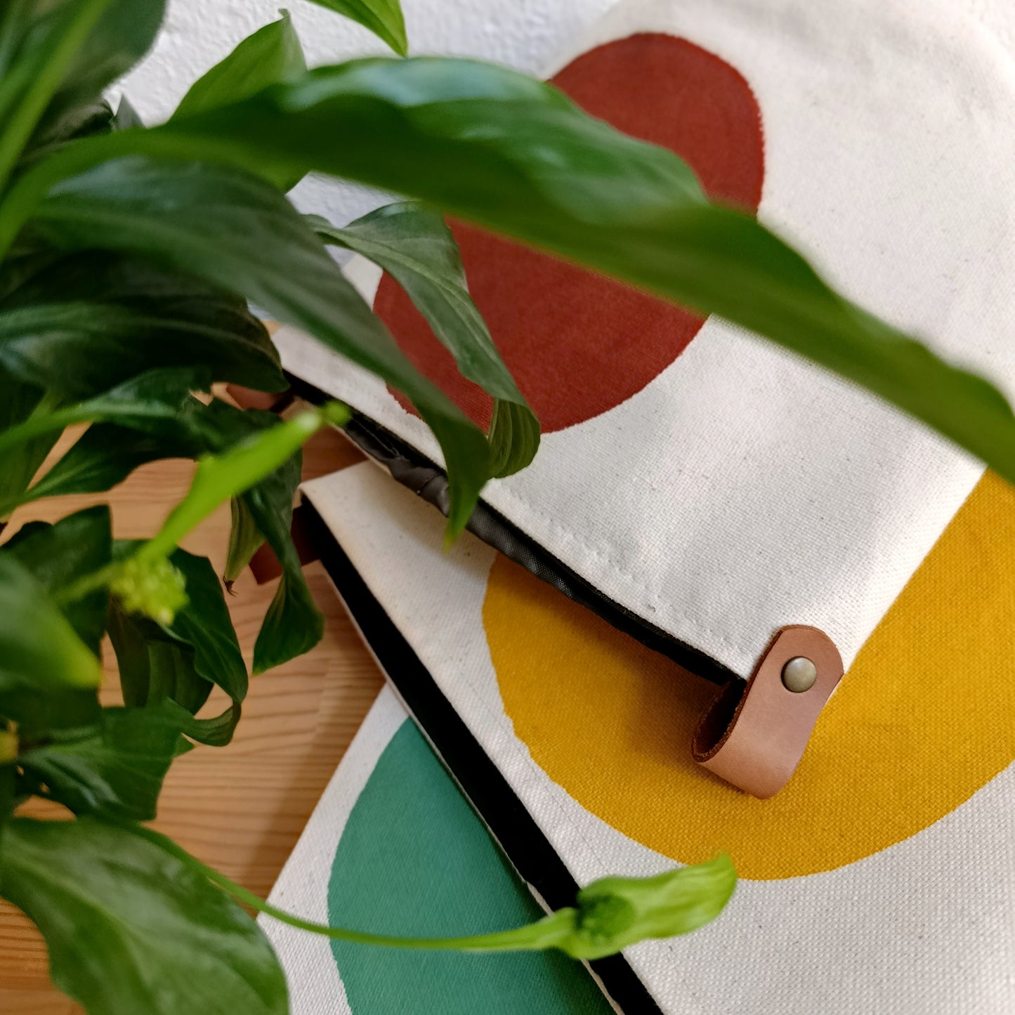 Mustard Yellow Fabric Plant Pot