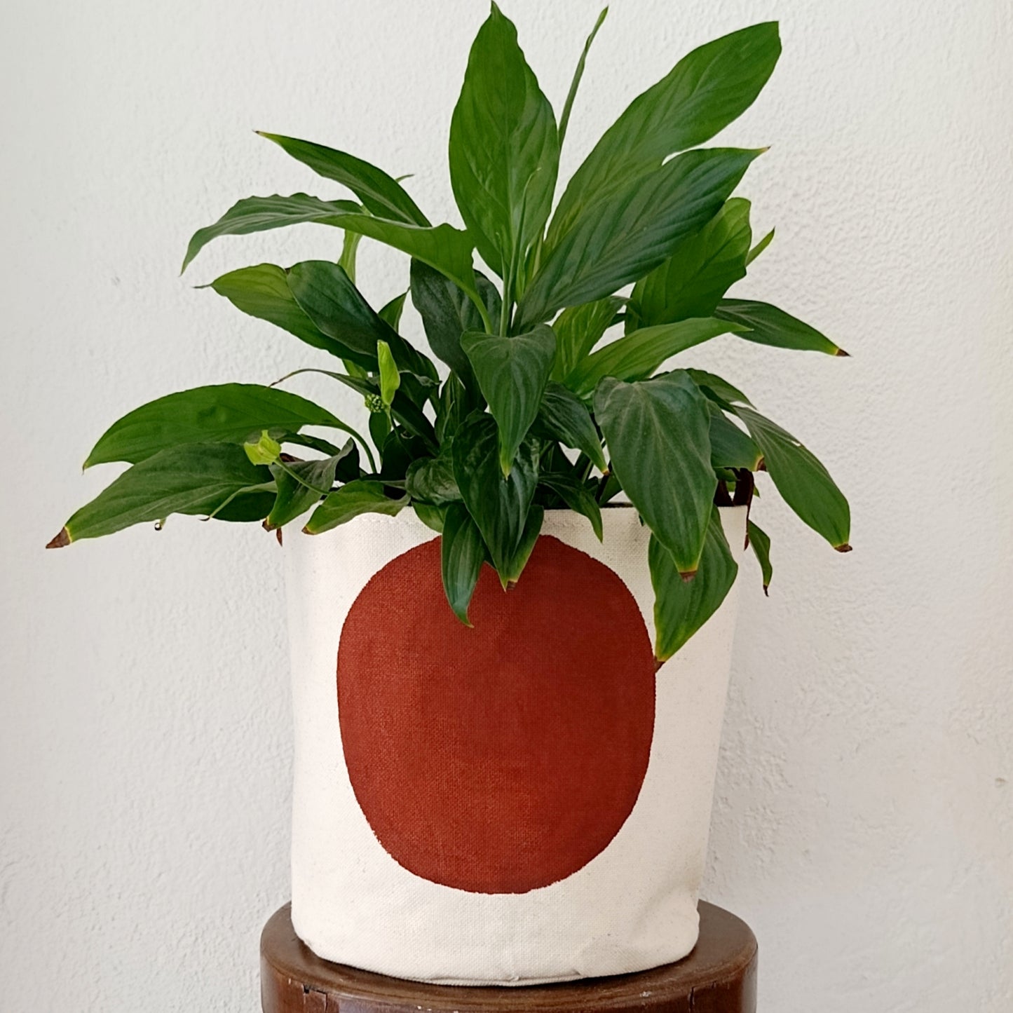 Terracotta Canvas Planter Cover