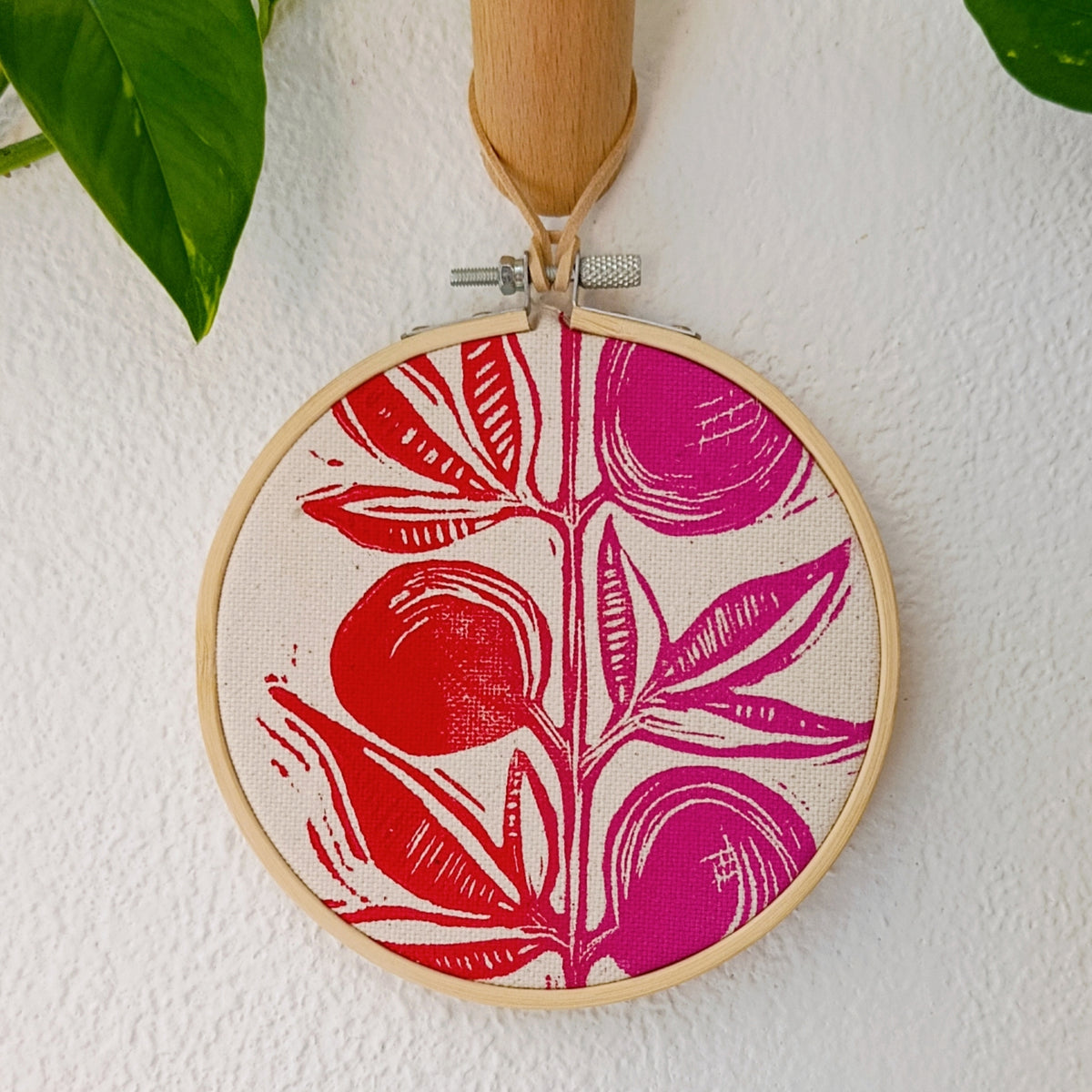 Red Flower Wall Hanging