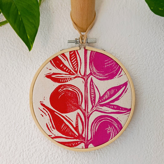 Red Flower Wall Hanging