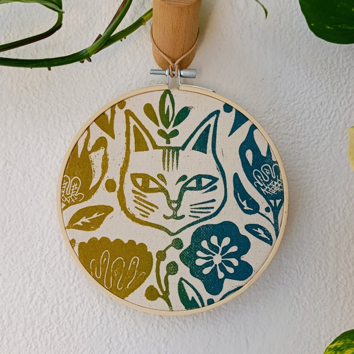 Botanical Cat Wall Hanging