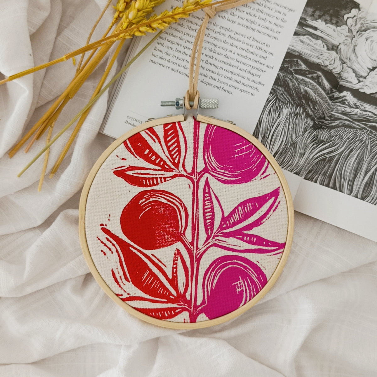 Red Flower Wall Hanging