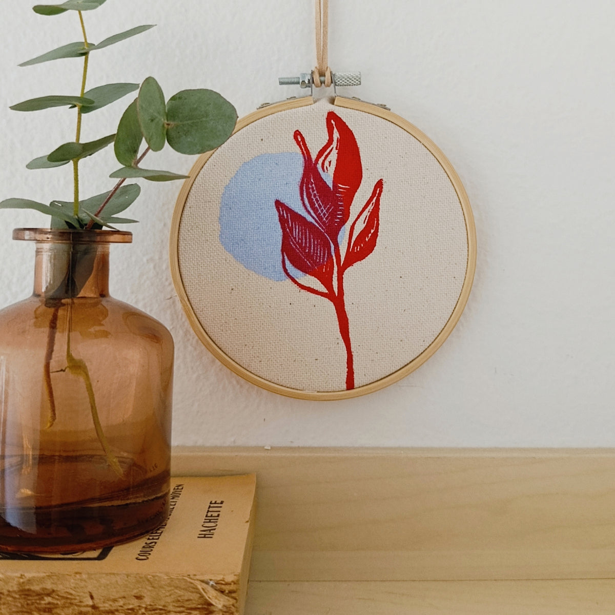 Abstract Floral Wall Hanging