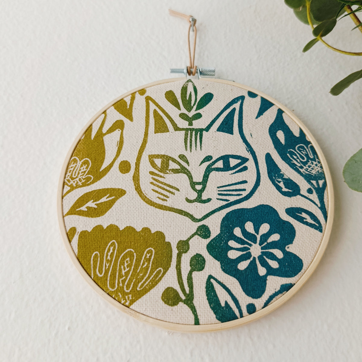 Botanical Cat Wall Hanging